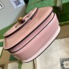 Gucci Bamboo 1947 pink mini top handle bag