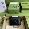 GG Marmont mini black top handle bag