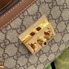 Gucci Padlock Mini GG Brown Shoulder Bag