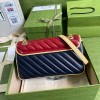 GG Marmont matelassé shoulder bag in multicolor leather