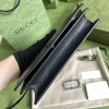 Gucci GG black chain wallet 497985