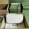 Gucci Horsebit 1955 white shoulder bag