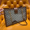 Gucci Padlock Small GG Brown Shoulder Bag