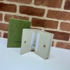 Gucci Diana card case wallet in white leather