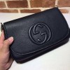 Gucci Interlocking GG Black Leather