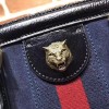 GUCCI RE(BELLE) SUEDE MEDIUM TOP HANDLE BAG ‎516459 NAVY BLUE 2018