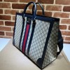 Gucci Ophidia large tote blue leather bag