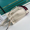 GUCCI GG Small Ophidia Bucket Bag White