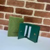 Gucci Diana card case wallet in green leather