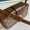 Gucci GG mini bag clasp closure in beige & ebony