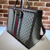Gucci Ophidia large tote brown leather bag