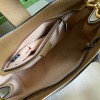 Gucci Dahlia brown leather shoulder bag