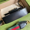 Gucci Horsebit 1955 mini black gg bag