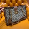 Gucci Padlock Small GG Brown Shoulder Bag