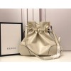 Gucci 1955 Horsebit Messenger White Bag