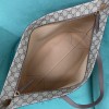 Gucci Ophidia Zip Tote GG Coated Canvas Medium Bag