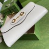 Gucci Horsebit 1955 small bag in GG Supreme in white