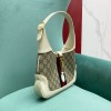 Gucci Jackie Medium White Canvas Hobo bag