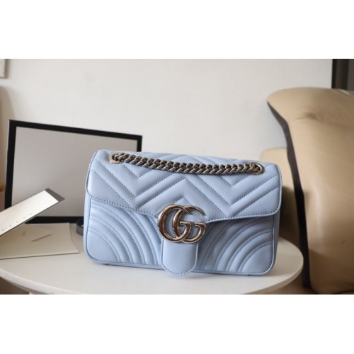 Gucci marmont blue 26cm