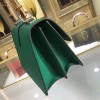 Gucci Dionysus medium top handle bag green leather