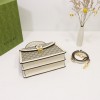 Gucci Ophidia small white gg top handle bag