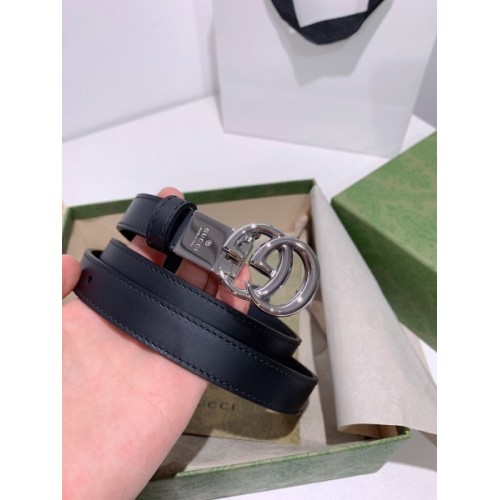 Gucci belt 2cm in black