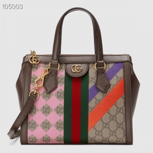 Gucci Ladies Small Ophidia GG Flora Tote Bag