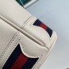 GUCCI GG Small Ophidia Bucket Bag White