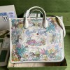 Gucci Tiger Medium Tote Bag White 687827