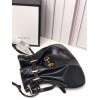 Gucci 1955 Horsebit Messenger Black Bag