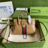 Gucci Dahlia brown leather shoulder bag