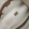 Gucci mini brown leather double G bag