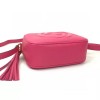 Gucci GG Soho disco shoulder bag in pink 21cm