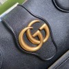 Gucci Dahlia Medium Tote Double G Black Bag