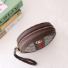 Gucci Ophidia GG Supreme Canvas Round Wristlet