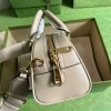 Gucci Ophidia GG mini beige top handle duffle bag