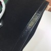 Gucci Ophidia GG Medium Black Velvet Tote Bag 524537