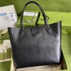 Gucci Dahlia Large Tote Double G Black Bag