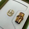 Gucci Diana card case wallet in white leather