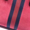 GUCCI RE(BELLE) SUEDE MEDIUM TOP HANDLE BAG ‎516459 RED 2018
