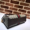 Gucci gg supreme brown handle bag