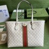 Gucci tote shopping bag beige & red bag