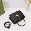 Gucci Ophidia small black top handle bag