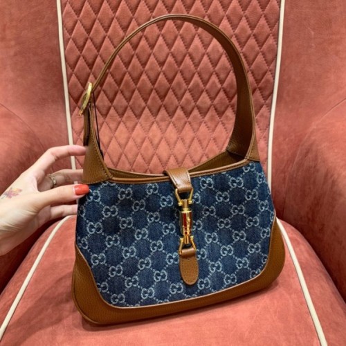 Gucci Denim shoulder bag 28cm