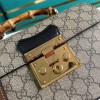 Gucci padlock bamboo handle bag