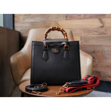 Gucci Diana Small Tote Black Bag 27cm