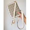 GUCCI mini 1955 Horsebit white bag