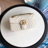 Gucci GG Marmont White Bag 443497