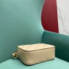 Gucci Matelassé beige leather shoulder bag