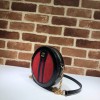 Ophidia mini GG round shoulder bag Red velvet